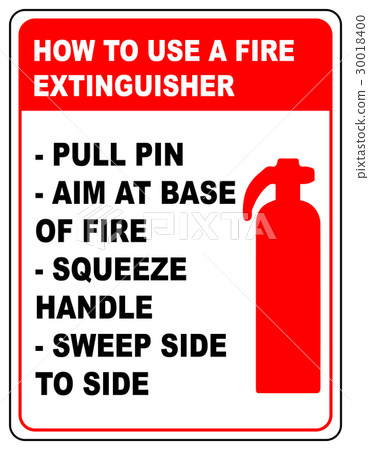 How to use a fire extinguisher informational How to use a fire extinguisher informational 30018400