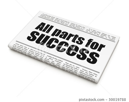Finance concept: newspaper headline All parts for Finance concept: newspaper headline All parts for 30019788