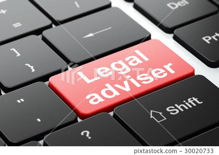 Law concept: Legal Adviser on computer keyboard Law concept: Legal Adviser on computer keyboard 30020733