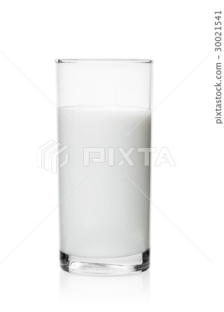 High glass of milk 30021541