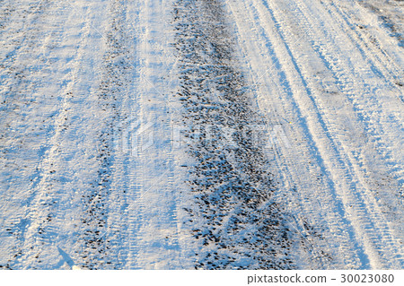 snowy road, winter snowy road, winter 30023080
