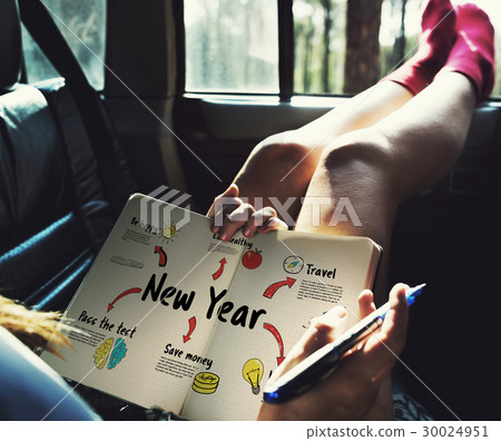 New Year Plan Goals Concept 30024951