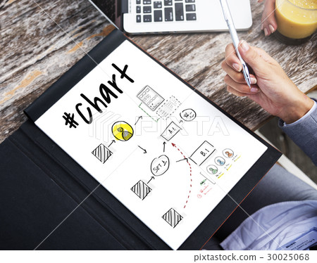 Flow Chart Information Strategy Icon 30025068