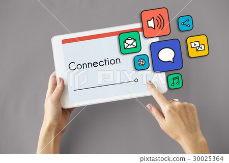 Get In Touch Connection Online Icon 30025364