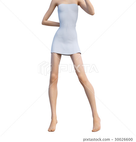 Leg care image Pretty female legs perming3DCG Illustration material Leg care image Pretty female legs perming3DCG Illustration material 30026600