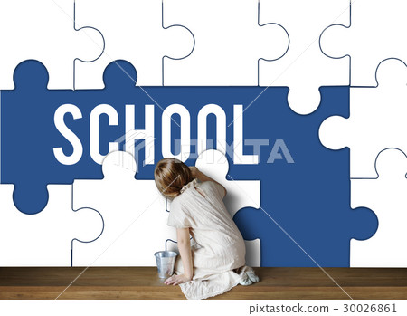 Education Learning Puzzle Pieces Graphic Education Learning Puzzle Pieces Graphic 30026861