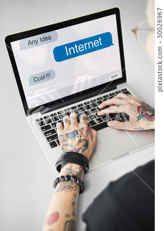 Global Network Internet Technology Concept Global Network Internet Technology Concept 30026967