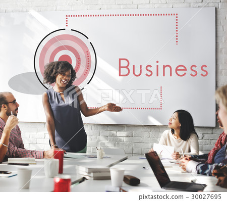 Business Achievement Goal Mission Plan Strategy Icon Symbol Business Achievement Goal Mission Plan Strategy Icon Symbol 30027695