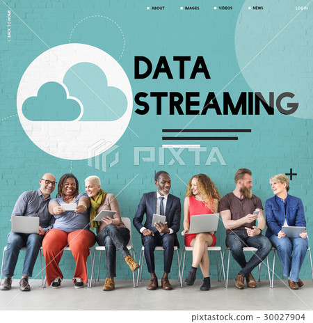 Cloud Computing Data Icon Sign 30027904