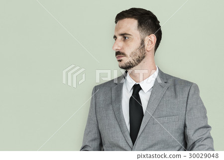 Caucasian Business Man Studio 30029048