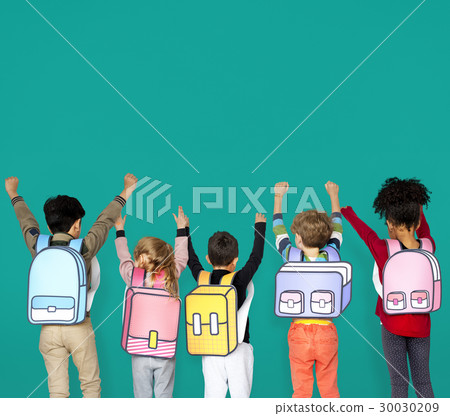 Children School Friends Illustration Concept 30030209