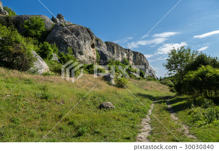 Cave City in Cherkez-Kermen Valley, Crimea 30030840