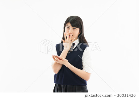 Junior high school girls uniforms smart gesture Junior high school girls uniforms smart gesture 30031426