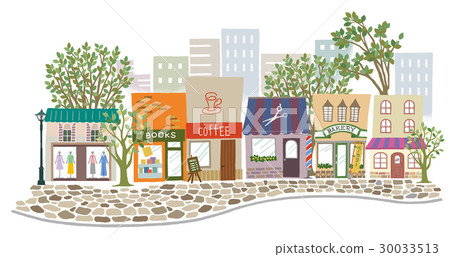 Townscape image 6 stores _ signboard available 30033513