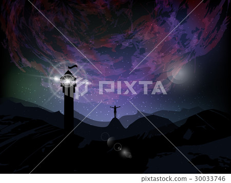 Cosmos bright. Wallpaper for your design texture 30033746