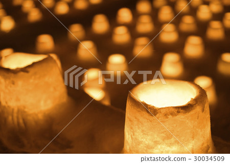 Jozankei snow light path (image cut) 30034509