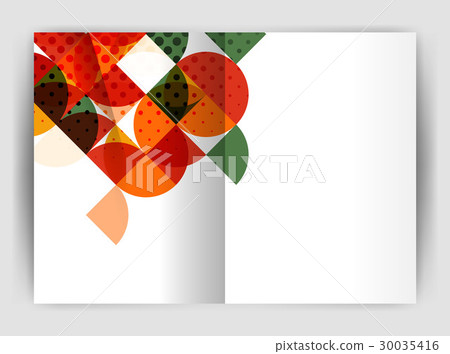 Abstract circle design business annual report Abstract circle design business annual report 30035416