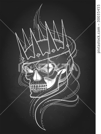 Skull in the crown 30035455