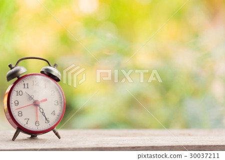 Clock  in Natural background. 30037211