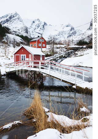 Red cabins of Nusfjord Red cabins of Nusfjord 30037285