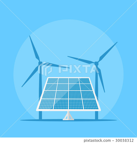 solar panel icon 30038312
