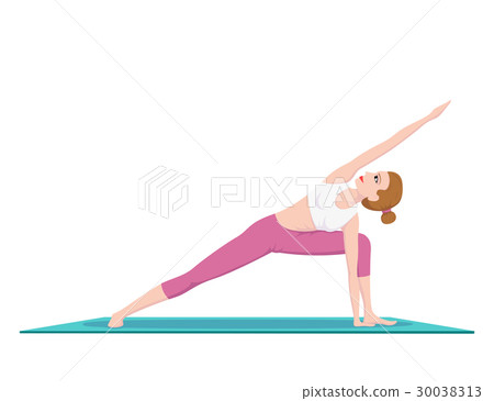 woman doing yoga woman doing yoga 30038313
