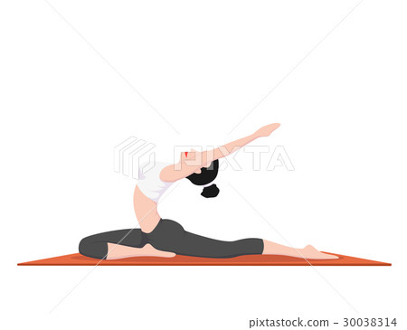 woman doing yoga 30038314