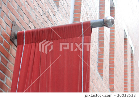紅色的掛布 30038538