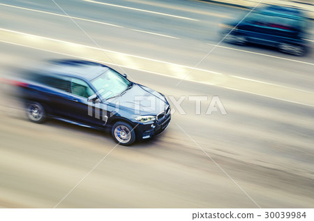 Car BMW on asphalt road Car BMW on asphalt road 30039984