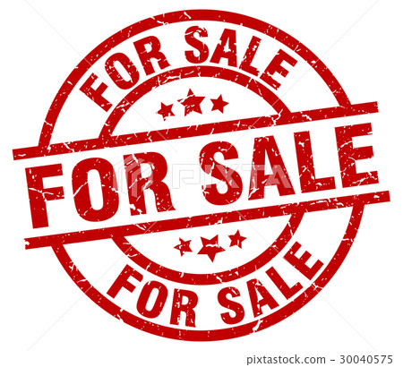 for sale round red grunge stamp 30040575