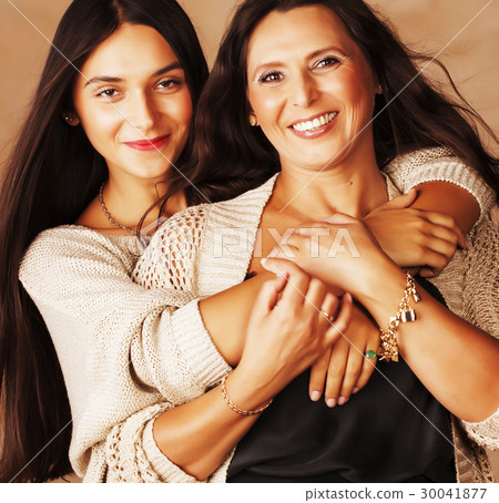 cute pretty teen daughter with mature mother 30041877
