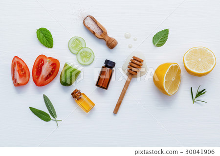Homemade skin care and body scrubs. 30041906