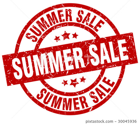 summer sale round red grunge stamp summer sale round red grunge stamp 30045936