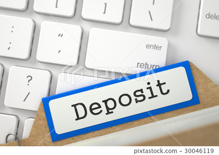 Folder Register with Deposit. 3d. Folder Register with Deposit. 3d. 30046119