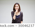 student university beautiful girl relax and smile 30046237