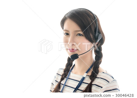 年輕的女操作員 30046428