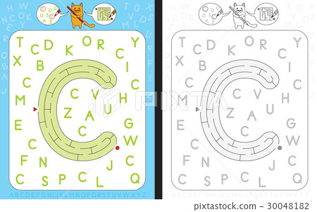 Maze letter C 30048182