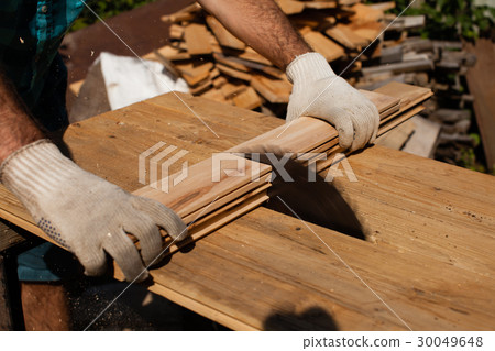 Hard work on the sawmill 30049648
