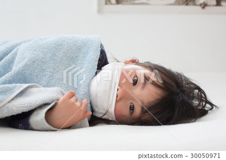 A child with a mask A child with a mask 30050971