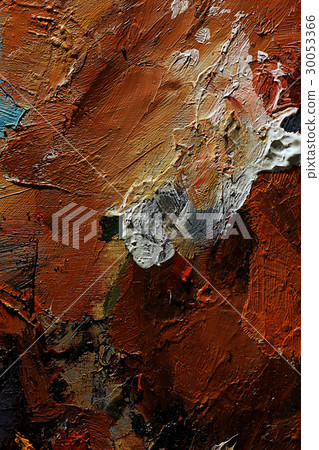 The artist paints a portrait of oil 30053366