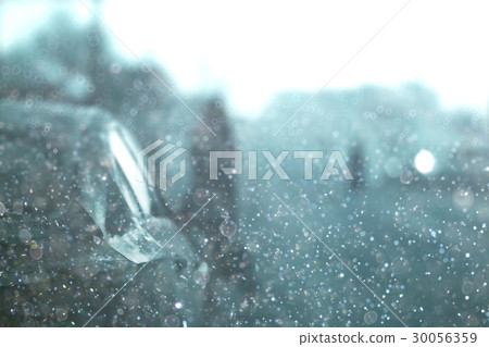 background blur car city winter snowfall background blur car city winter snowfall 30056359