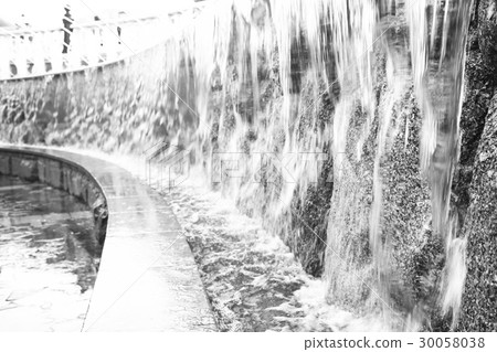 Stream from a fountain close-up Stream from a fountain close-up 30058038
