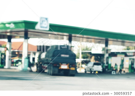 Blurred of gas station Blurred of gas station 30059357