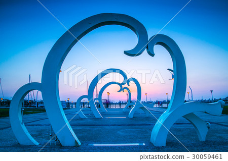 台灣高雄茄萣情人碼頭Asia Taiwan Kaohsiung Terminal 台灣高雄茄萣情人碼頭Asia Taiwan Kaohsiung Terminal 30059461