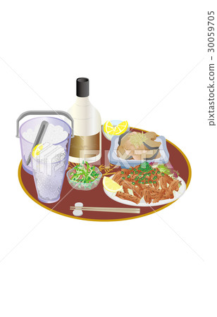 今天的晚餐燒酒高和激素烤 30059705