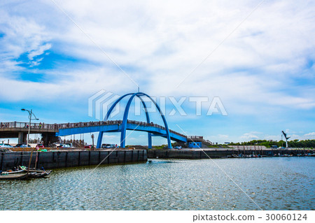 台灣彰化王功漁港Asia Taiwan Changhua fishing port 30060124