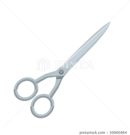 Scissors haircare flat icon isolated with simple Scissors haircare flat icon isolated with simple 30060864