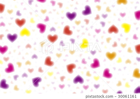 背景材料壁紙，心臟標記，圖案，圖案，圖案，心的形狀，愛，感情，柔和的顏色，可愛，模糊 30061161
