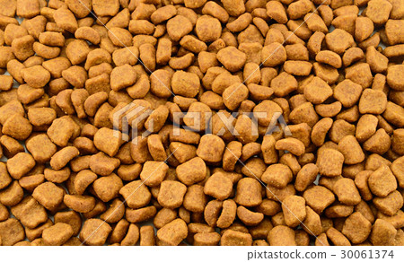 Dried cat food. Background Dried cat food. Background 30061374