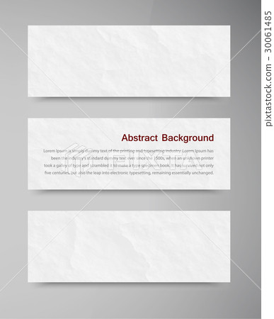banner and paper - Stock Illustration [30061485] - PIXTA